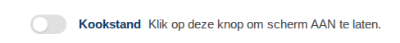 kookstand uit