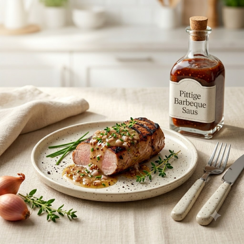 Klik voor een grote versie pittige bbq saus