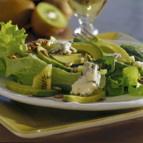Klik voor grote versie kiwi met gorgonzola