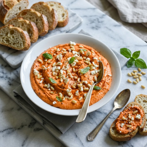 Klik voor een grote versie. paprika dip