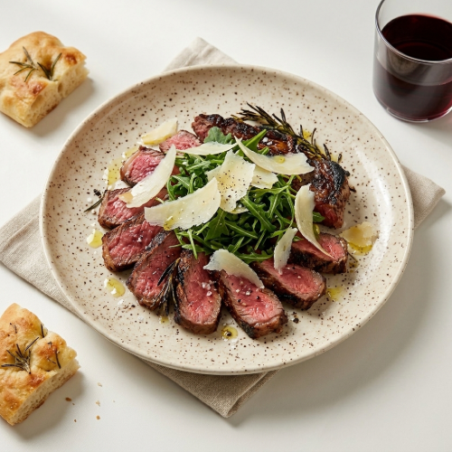 Klik voor grote versie tagliata di manzo