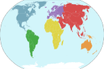 landen van de wereld
