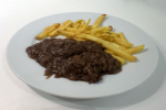 zuurvlees met patat